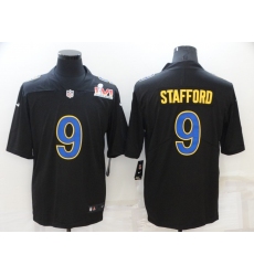 Men's Los Angeles Rams #99 Aaron Donald Blue Nike Royal Super Bowl LVI Patch Jersey