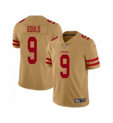 Women's San Francisco 49ers #9 Robbie Gould Limited Gold Inverted Legend Football Jersey