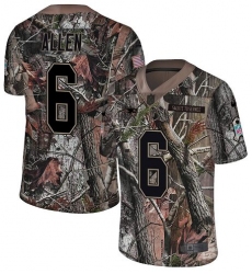 Youth Nike New England Patriots #6 Ryan Allen Camo Untouchable Limited NFL Jersey