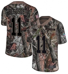 Youth Nike New England Patriots #11 Drew Bledsoe Camo Untouchable Limited NFL Jersey