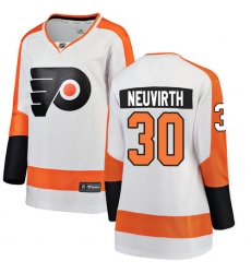 Women's Philadelphia Flyers #30 Michal Neuvirth Fanatics Branded White Away Breakaway NHL Jersey