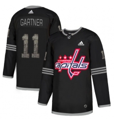 Men's Adidas Washington Capitals #20 Lars Eller Black Authentic Classic Stitched NHL Jersey