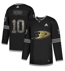 Men's Adidas Anaheim Ducks #10 Corey Perry Black Authentic Classic Stitched NHL Jersey