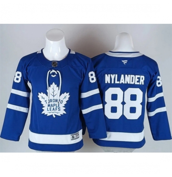Youth Toronto Maple Leafs #88 William Nylander Fanatics Blue Jersey