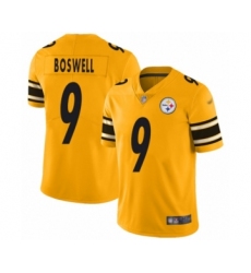 Women's Pittsburgh Steelers #9 Chris Boswell Limited Gold Inverted Legend Football Jersey