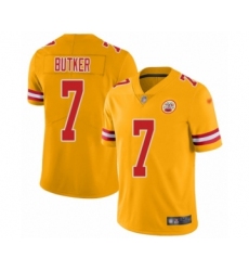 Youth Kansas City Chiefs #7 Harrison Butker Limited Gold Inverted Legend Football Jersey Youth Kansas City Chiefs #7 Harrison Butker Limited Gold Inverted Legend Football Jersey