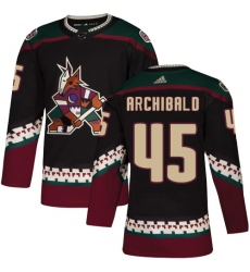 Men's Adidas Arizona Coyotes #97 Jeremy Roenick Premier Black Alternate NHL Jersey