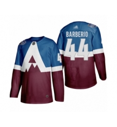 Women's Colorado Avalanche #44 Mark Barberio Authentic Burgund Blue 2020 Stadium Series Hockey Jersey