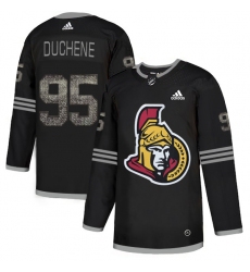 Men's Adidas Ottawa Senators #95 Matt Duchene Black Authentic Classic Stitched NHL Jersey