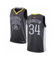 Women's Golden State Warriors #34 Shaun Livingston Swingman Black 2019 Basketball Finals Bound Basketball Jersey - Statement Edition