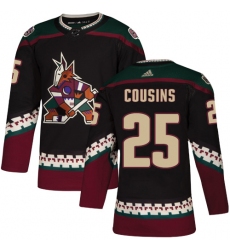 Youth Adidas Arizona Coyotes #25 Nick Cousins Premier Black Alternate NHL Jersey