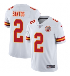 Men's Nike Kansas City Chiefs #2 Cairo Santos White Vapor Untouchable Limited Player NFL Jersey
