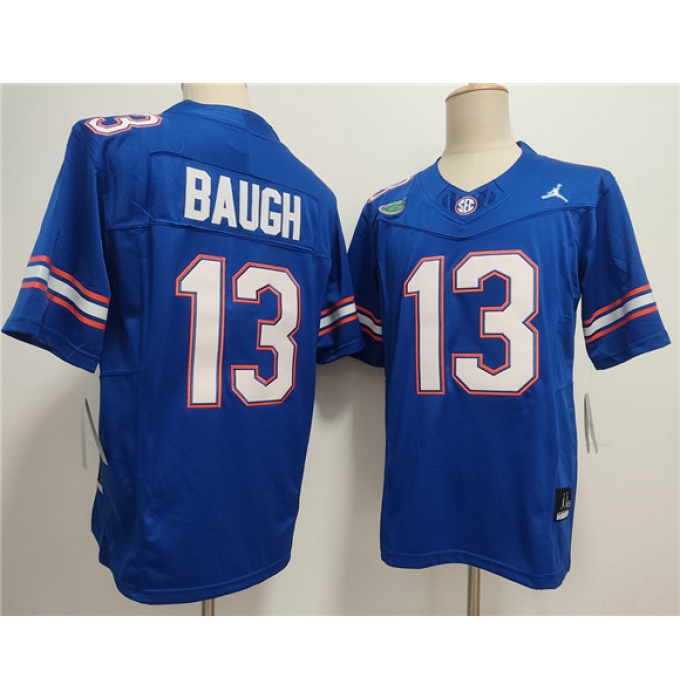 Men's Florida Gators #13 Jadan Baugh Royal F.U.S.E. Stitched Jersey