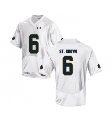 Notre Dame Fighting Irish 6 KeiVarae Russell Olive Green College Football Jersey