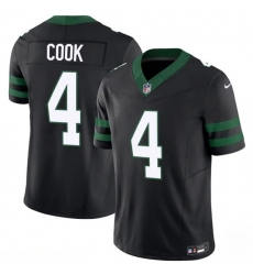 Men's New York Jets #4 Brady Cook Black 2025 F.U.S.E. Vapor Untouchable Limited Football Stitched Jersey