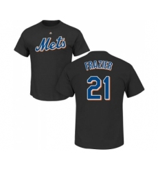 MLB Nike New York Mets #21 Todd Frazier Black Name & Number T-Shirt