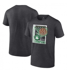 Men's Boston Celtics Heather 2024 Eastern Conference Champions Full Court Trap T-Shirt