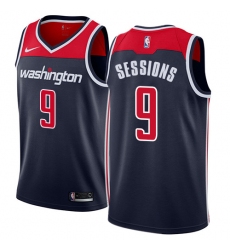 Women's Nike Washington Wizards #9 Ramon Sessions Swingman Navy Blue NBA Jersey Statement Edition