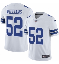Youth Nike Dallas Cowboys #52 Connor Williams White Vapor Untouchable Limited Player NFL Jersey