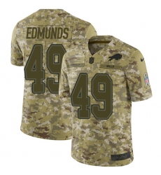 Youth Nike Buffalo Bills #49 Tremaine Edmunds Limited Camo 2018 Salute to Service NFL Jersey