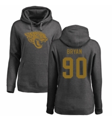 NFL Women's Nike Jacksonville Jaguars #90 Taven Bryan Ash One Color Pullover Hoodie