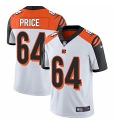 Men's Nike Cincinnati Bengals #64 Billy Price White Vapor Untouchable Limited Player NFL Jersey