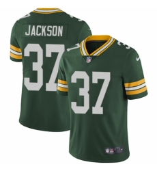 Youth Nike Green Bay Packers #37 Josh Jackson Green Team Color Vapor Untouchable Limited Player NFL Jersey