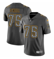 Youth Nike Minnesota Vikings #75 Brian O'Neill Gray Static Vapor Untouchable Limited NFL Jersey
