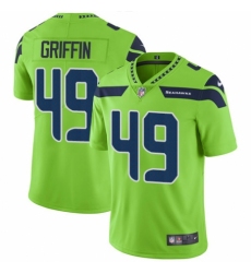 Men's Nike Seattle Seahawks #49 Shaquem Griffin Limited Green Rush Vapor Untouchable NFL Jersey