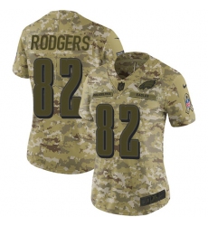 Women's Nike Philadelphia Eagles #82 Richard Rodgers Limited Camo 2018 Salute to Service NFL Jersey