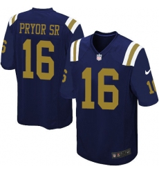 Men's Nike New York Jets #16 Terrelle Pryor Sr. Limited Navy Blue Alternate NFL Jersey