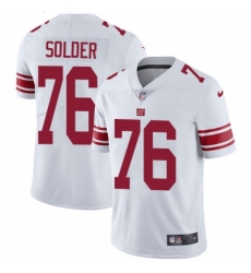 Youth Nike New York Giants #76 Nate Solder White Vapor Untouchable Elite Player NFL Jersey