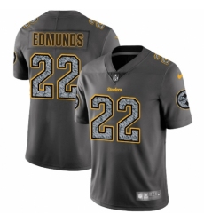 Youth Nike Pittsburgh Steelers #22 Terrell Edmunds Gray Static Vapor Untouchable Limited NFL Jersey