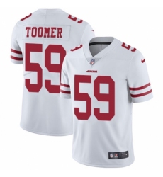 Youth Nike San Francisco 49ers #59 Korey Toomer White Vapor Untouchable Limited Player NFL Jersey