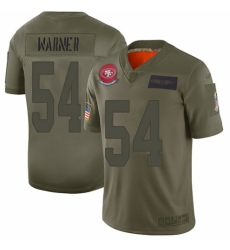 Men's San Francisco 49ers #54 Fred Warner Limited Camo 2019 Salute to Service Football Jersey