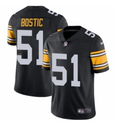 Youth Nike Pittsburgh Steelers #51 Jon Bostic Black Alternate Vapor Untouchable Limited Player NFL Jersey