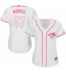 Women's Majestic Toronto Blue Jays #47 Jack Morris Replica White Fashion Cool Base MLB Jersey