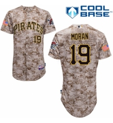 Men's Majestic Pittsburgh Pirates #19 Colin Moran Authentic Camo Alternate Cool Base MLB Jersey