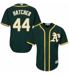 Youth Majestic Oakland Athletics #44 Chris Hatcher Replica Green Alternate 1 Cool Base MLB Jersey