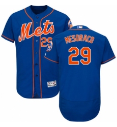 Men's Majestic New York Mets #29 Devin Mesoraco Royal Blue Alternate Flex Base Authentic Collection MLB Jersey