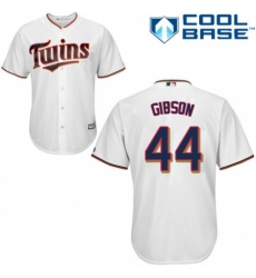 Youth Majestic Minnesota Twins #44 Kyle Gibson Authentic White Home Cool Base MLB Jersey