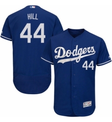 Men's Majestic Los Angeles Dodgers #44 Rich Hill Royal Blue Flexbase Authentic Collection MLB Jersey