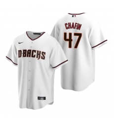 Men's Nike Arizona Diamondbacks #7 Andrew Chafin White Home Stitched Baseball Jersey