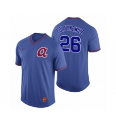 Youth Atlanta Braves #26 Mike Foltynewicz Royal Cooperstown Collection Legend Jersey