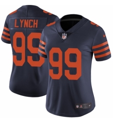 Women's Nike Chicago Bears #99 Aaron Lynch Navy Blue Alternate Vapor Untouchable Limited Player NFL Jersey