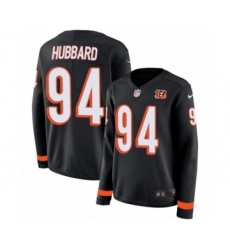 Women's Nike Cincinnati Bengals #94 Sam Hubbard Limited Black Therma Long Sleeve NFL Jersey