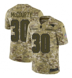 Youth Nike New England Patriots #30 Jason McCourty Limited Camo 2018 Salute to Service NFL Jersey