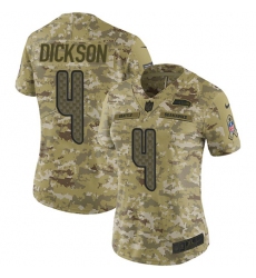 Women's Nike Seattle Seahawks #4 Michael Dickson Limited Camo 2018 Salute to Service NFL Jersey