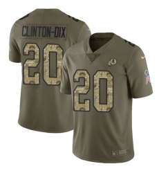 Youth Nike Washington Redskins #20 Ha Clinton-Dix Limited Olive Camo 2017 Salute to Service NFL Jersey
