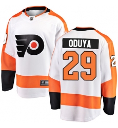 Men's Philadelphia Flyers #29 Johnny Oduya Fanatics Branded White Away Breakaway NHL Jersey